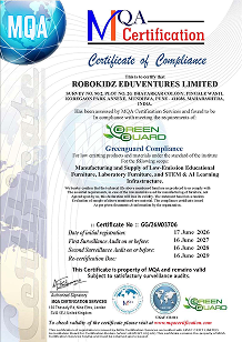 Certificate — GreenGuard Compliance, Robokidz Eduventures Limited
